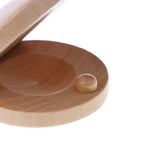 Maxbell A Pair Wooden Castanets Wood Percussion Flamenco Musical Instrument