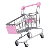 Maxbell Mini Shopping Cart Trolley Toy Pink