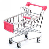 Maxbell Mini Shopping Cart Trolley Toy Pink