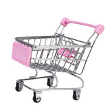 Maxbell Mini Shopping Cart Trolley Toy Pink