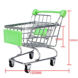 Maxbell Mini Shopping Cart Trolley Toy Green