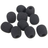 Maxbell 10Pcs Small Foam Covers Windscreen Windshield for Microphone 18mm x 8mm