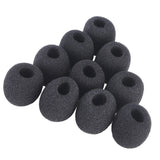 Maxbell 10Pcs Small Foam Covers Windscreen Windshield for Microphone 18mm x 8mm