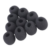 Maxbell 10Pcs Small Foam Covers Windscreen Windshield for Microphone 18mm x 8mm