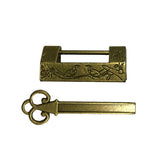 Maxbell Retro Chinese old style Carved bird padlock lock/key