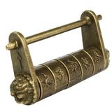 Maxbell Chinese Old Style Carved Word Password Padlock Locks