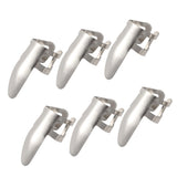 Maxbell 6pcs Stainless Steel Plectrums Finger Picks for Guitar Banjo Ukulele