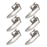 Maxbell 6pcs Stainless Steel Plectrums Finger Picks for Guitar Banjo Ukulele