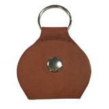 Maxbell 1Pcs Leather Keychain Guitar Pick Holder Plectrum Bag Brown Case