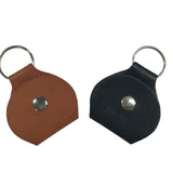 Maxbell 1Pcs Leather Keychain Guitar Pick Holder Plectrum Bag Brown Case