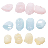 Maxbell Pink Silicone Guitar Fingertip Protectors for Bass Ukulele Banjo Small