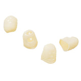 Maxbell 4 pcs Medium Yellow Silicone Fingertip Protectors for Guitar Bass Banjo