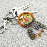 Maxbell Dream Catcher Charm Pendant for Keyring Key Chain Car Hanging Decoration