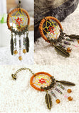 Maxbell Dream Catcher Charm Pendant for Keyring Key Chain Car Hanging Decoration