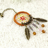 Maxbell Dream Catcher Charm Pendant for Keyring Key Chain Car Hanging Decoration