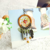 Maxbell Dream Catcher Charm Pendant for Keyring Key Chain Car Hanging Decoration