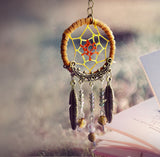 Maxbell Dream Catcher Charm Pendant for Keyring Key Chain Car Hanging Decoration