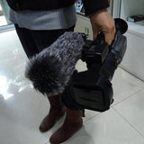 Maxbell Microphone Mic Fur Windscreen Wind Muff For Camera Camcorder Recorder 23CM