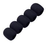 Maxbell 5Pcs Wireless Microphone Windscreen Soft Windshield Foam Sponge Mic Cover