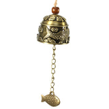 Maxbell Chinese Fish Feng Shui Bell Blessing Good Luck Fortune Hanging Wind Chime