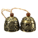 Maxbell Chinese Fish Feng Shui Bell Blessing Good Luck Fortune Hanging Wind Chime
