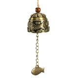 Maxbell Chinese Fish Feng Shui Bell Blessing Good Luck Fortune Hanging Wind Chime