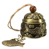 Maxbell Chinese Fish Feng Shui Bell Blessing Good Luck Fortune Hanging Wind Chime