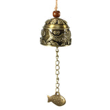 Maxbell Chinese Fish Feng Shui Bell Blessing Good Luck Fortune Hanging Wind Chime