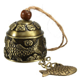 Maxbell Chinese Fish Feng Shui Bell Blessing Good Luck Fortune Hanging Wind Chime