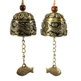 Maxbell Chinese Fish Feng Shui Bell Blessing Good Luck Fortune Hanging Wind Chime