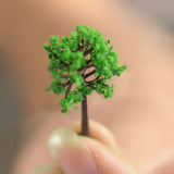 Maxbell Villiform Lime Green Foliage Grass Model Scenic Material Mini Tree Lawn DIY