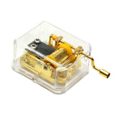 Maxbell Hand Crank Music Box Movement Play Over The Rainbow - Gold