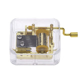 Maxbell Hand Crank Music Box Movement Play Over The Rainbow - Gold