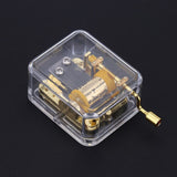 Maxbell Hand Crank Music Box Movement Play Over The Rainbow - Gold