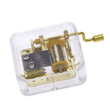Maxbell Hand Crank Music Box Movement Play Over The Rainbow - Gold