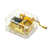 Maxbell Hand Crank Music Box Movement Play Over The Rainbow - Gold