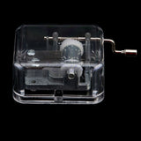 Maxbell Hand Crank Music Box Movement Play Spirited Away - Silver
