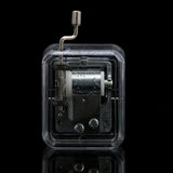 Maxbell Hand Crank Music Box Movement Play Spirited Away - Silver