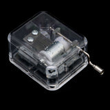 Maxbell Hand Crank Music Box Movement Play Spirited Away - Silver