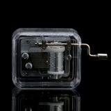 Maxbell Hand Crank Music Box Movement Play Spirited Away - Silver