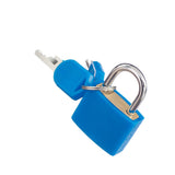 Maxbell Small Padlock with Two Keys for Luggage Suitcase Bag Deep Blue