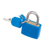 Maxbell Small Padlock with Two Keys for Luggage Suitcase Bag Deep Blue