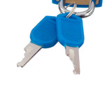 Maxbell Small Padlock with Two Keys for Luggage Suitcase Bag Deep Blue