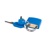 Maxbell Small Padlock with Two Keys for Luggage Suitcase Bag Deep Blue