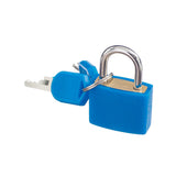Maxbell Small Padlock with Two Keys for Luggage Suitcase Bag Deep Blue