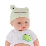 Maxbell Realistic Silicone Baby Doll Vinyl Lifelike Baby Boy in Green