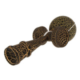 Maxbell Wooden Crack Paint Kendama Toy Kids Ball Games Black & Gold