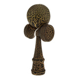 Maxbell Wooden Crack Paint Kendama Toy Kids Ball Games Black & Gold