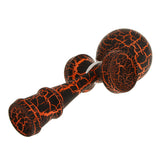 Maxbell Wooden Crack Paint Kendama Toy Kids Ball Games Black & Orange