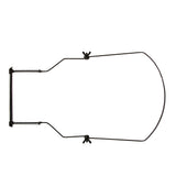 Maxbell Professional Harmonica Neck Rack Mount Holder Stand for 10 Holes Metal Frame